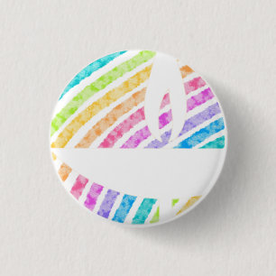 Unitarian Universalism rainbow  1 Inch Round Button