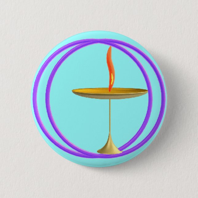 Unitarian Universalist 2 Inch Round Button (Front)
