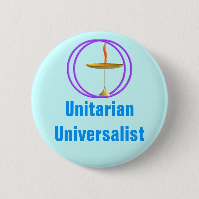 Unitarian Universalist 2 Inch Round Button (Front)