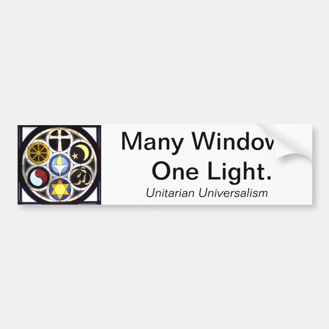 Unitarian Universalist Bumper Sticker (Front)