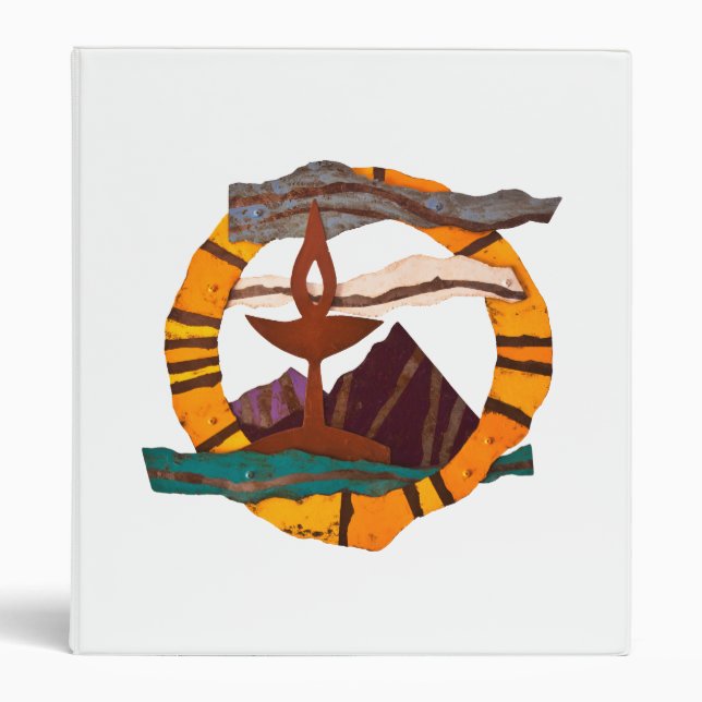 Unitarian Universalist Chalice binder (Front)