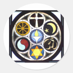 Unitarian Universalist Church Rockford, IL Classic Round Sticker