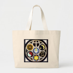 Unitarian Universalist Church Rockford, IL Large Tote Bag