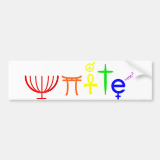 Unite Bumpersticker Bumper Sticker