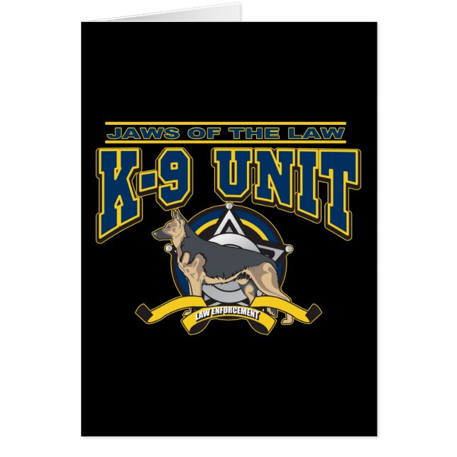 Unité de la police K-9 (Devant)
