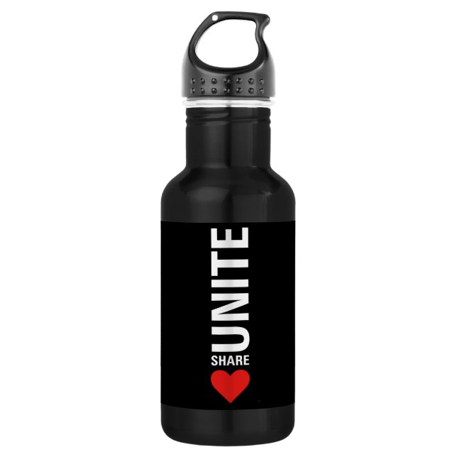 Unite Democracy Political 18oz  532 Ml Water Bottle (Front)