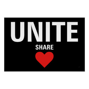 Unite Democracy Political Poster