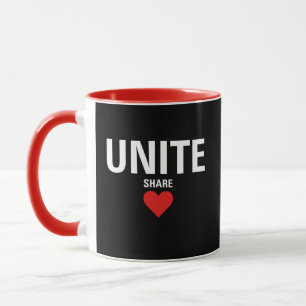 Unite Democracy Political Two Logo Mug