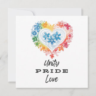 Unité Fierté amour Merci