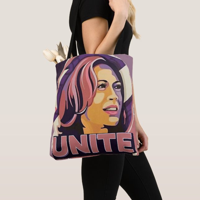 Unite - Kamala Harris Walz 2024 Tote Bag (Close Up)