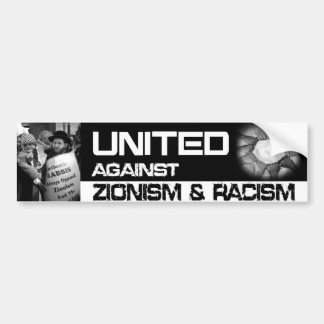 United Against Zionism Bumper Sticker