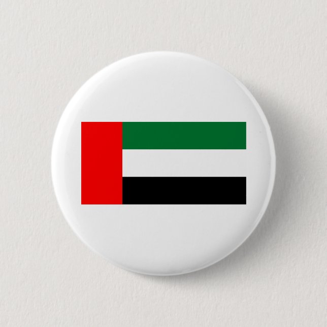 United Arab Emirates Flag 2 Inch Round Button (Front)