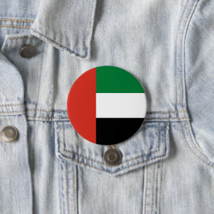 United Arab Emirates flag 3 Inch Round Button