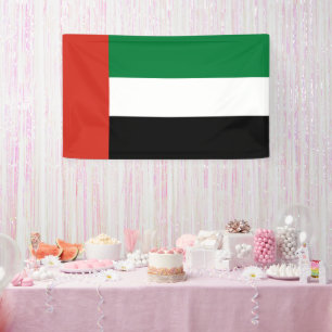 United Arab Emirates flag Banner