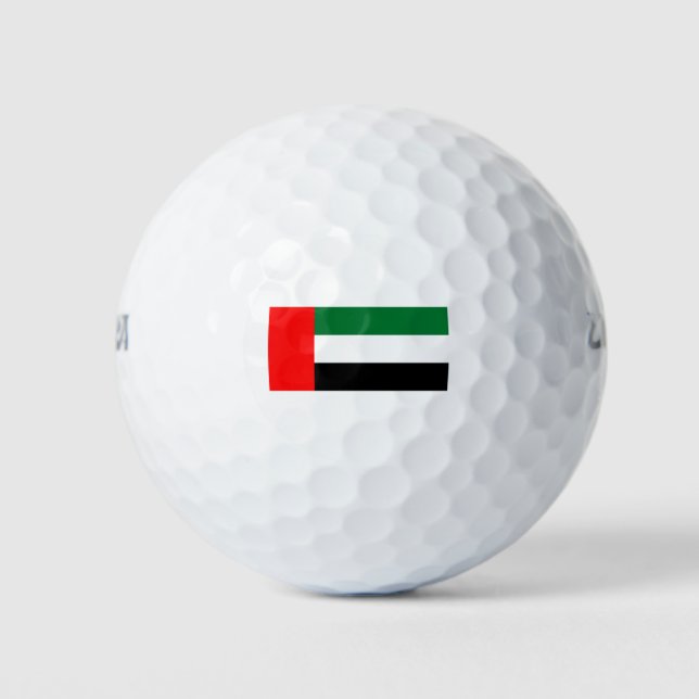 United Arab Emirates Flag Golf Balls (Front)