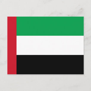 United Arab Emirates Flag Postcard