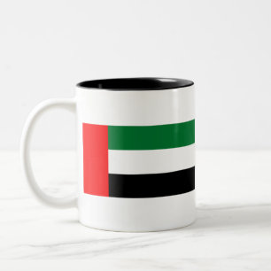United Arab Emirates Flag Two-Tone Coffee Mug