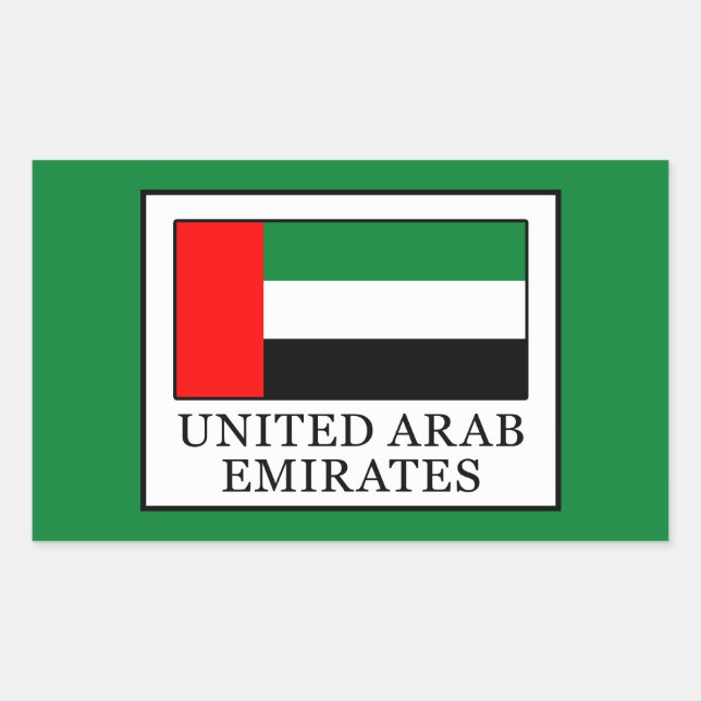 United Arab Emirates Sticker (Front)