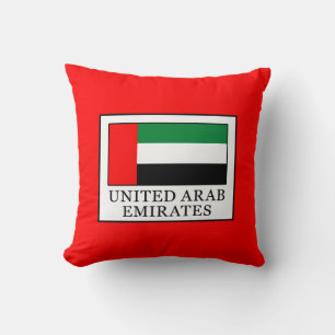 United Arab Emirates Throw Pillow