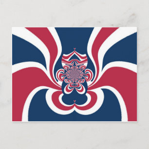 United Colours: Colourful Global Pattern Postcard