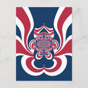 United Colours: Colourful Global Pattern Postcard