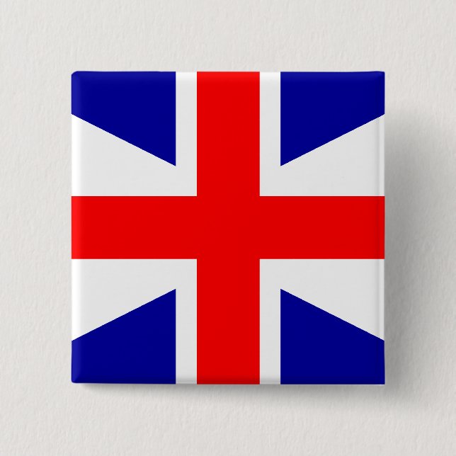 United Empire Loyalists flag 2 Inch Square Button (Front)