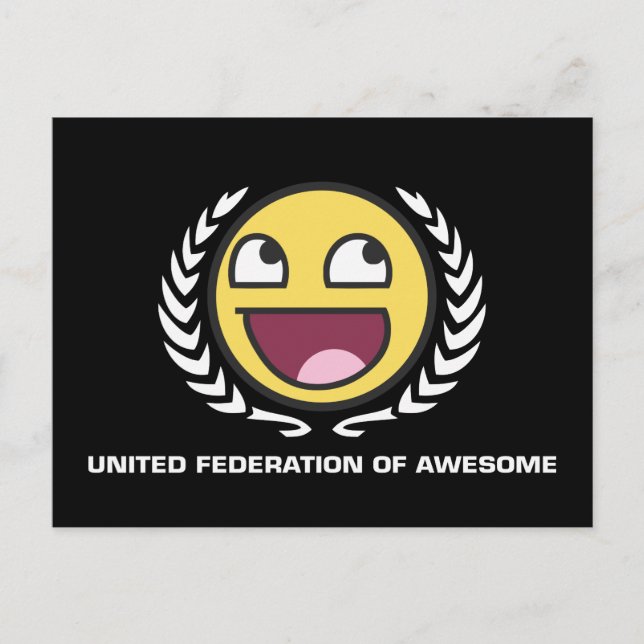 United Federation of Awesome Postcard (Front)