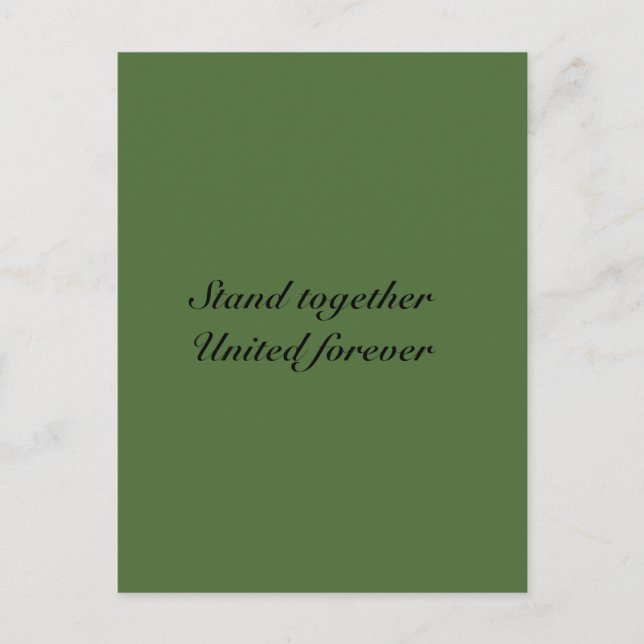 United forever postcard (Front)