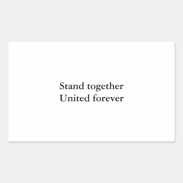 United forever sticker (Front)