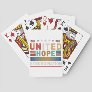 "United Hope Strong Nation." Playing Cards