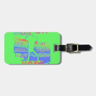 United in Hope: Stronger Together - Vibrant USA  Luggage Tag