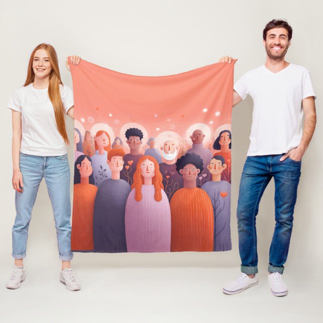 United in Kindness Fleece Blanket (In Situ)