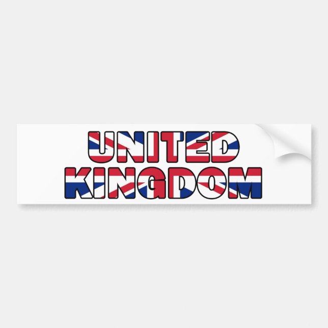 United Kingdom 006 Bumper Sticker (Front)