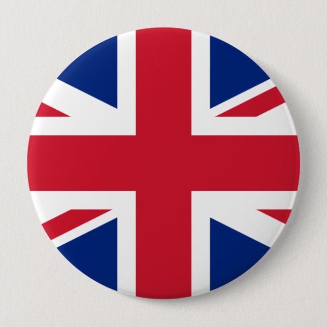 united kingdom 4 inch round button (Front)