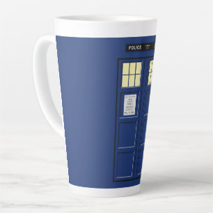 United Kingdom - Blue Police Public Call Box 1 Latte Mug