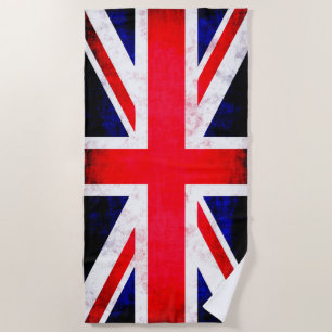 United Kingdom British England Flag Beach Towel