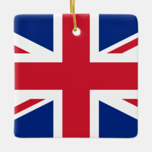 United Kingdom (British) Flag  Ceramic Ornament