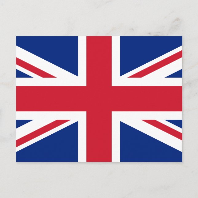 United Kingdom (British) Flag Postcard (Front)