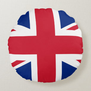 United Kingdom (British) Flag Round Pillow