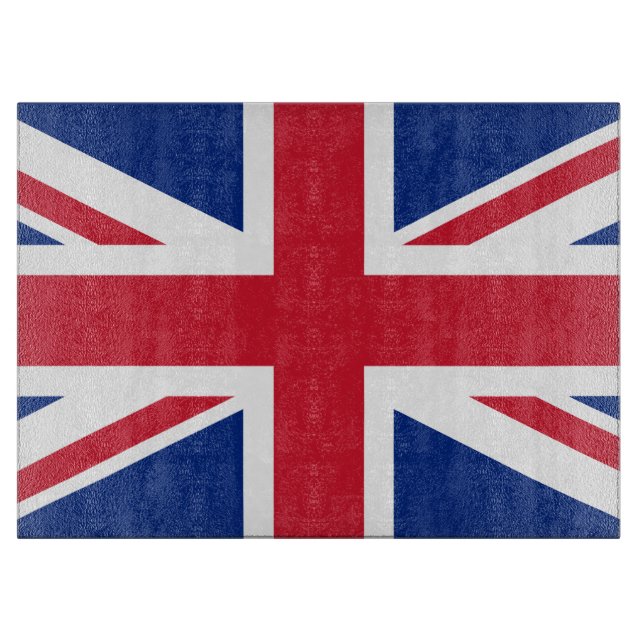 United Kingdom (British Flag) (Union Jack) (UK) GB Cutting Board (Front)