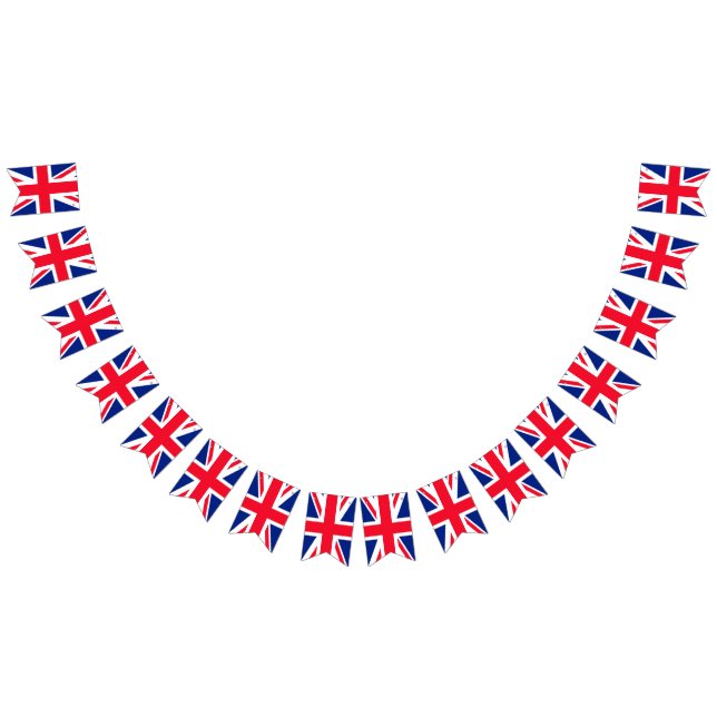 United Kingdom British Union Jack Bunting Flags (All)