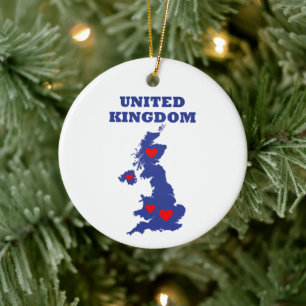 United Kingdom Ceramic Ornament
