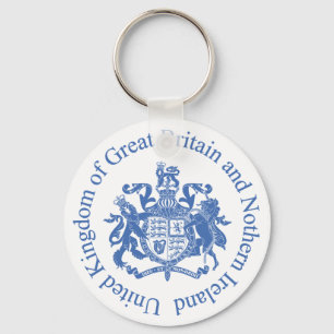 United Kingdom coat of arms Keychain