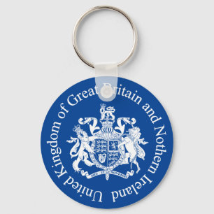 United Kingdom coat of arms Keychain