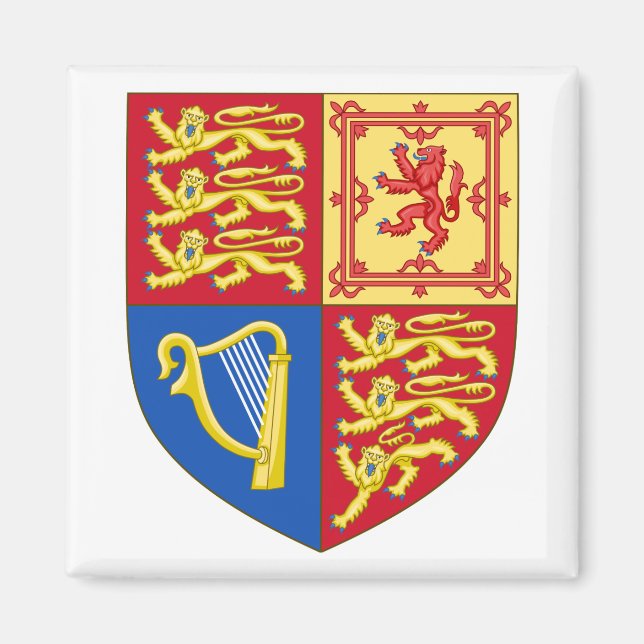 United Kingdom Coat of Arms Magnet (Front)