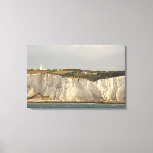 United Kingdom, Dover. The famous white cliffs Canvas Print