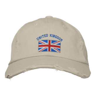 United Kingdom embroidered hat