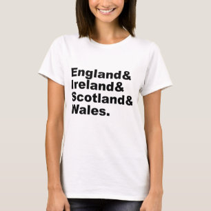 United Kingdom   England Ireland Scotland Wales T-Shirt