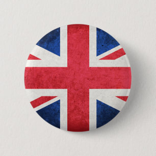 United Kingdom Flag 2 Inch Round Button