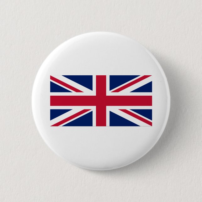 United Kingdom Flag 2 Inch Round Button (Front)